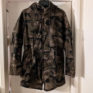 Bershka camo jacket men size small